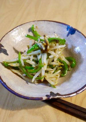 もやしとピーマンの簡単♪海苔ナムル-レシピのメイン写真