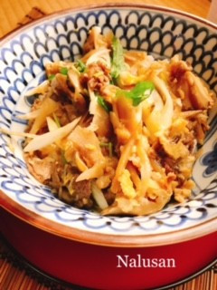 牛肉の柳川丼-レシピのメイン写真