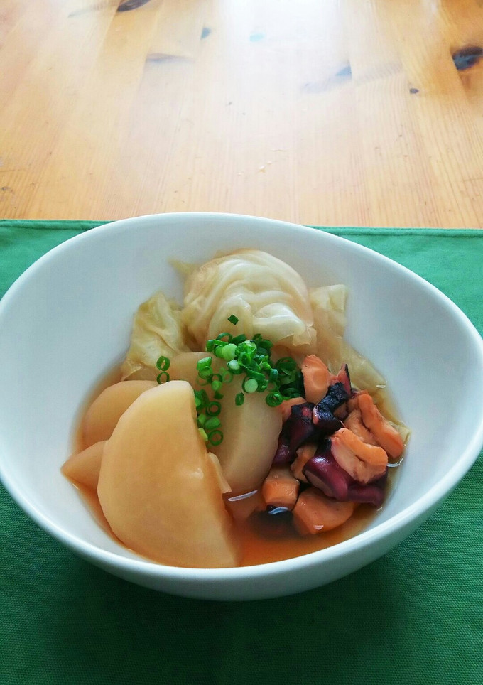 簡単時短大根とタコの煮物-レシピのメイン写真
