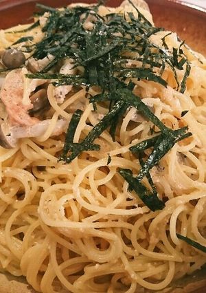 漢飯！超簡単な明太子クリームパスタ☆-レシピのメイン写真