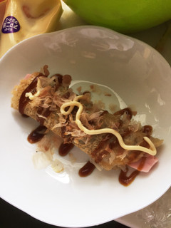 魚肉ソーセージでお好み焼き巻き-レシピのメイン写真
