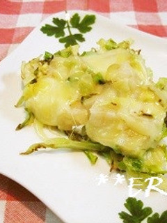 もちとキャベツのチーズ焼き~♪♪-レシピのメイン写真