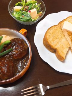 洋食屋風デミグラス煮込みハンバーグ-レシピのメイン写真