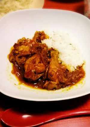 水不使用！手羽元で楽ちんチキンカレー-レシピのメイン写真