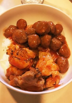 賞味期限切れ寸前レトルト丼-レシピのメイン写真