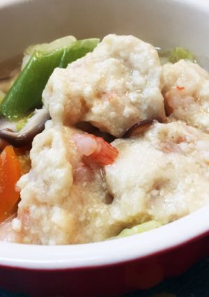 エビ豆腐団子のスープ☆-レシピのメイン写真