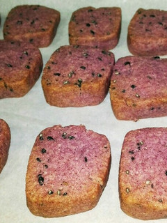 マクロビ さくさく!紅芋クッキー-レシピのメイン写真