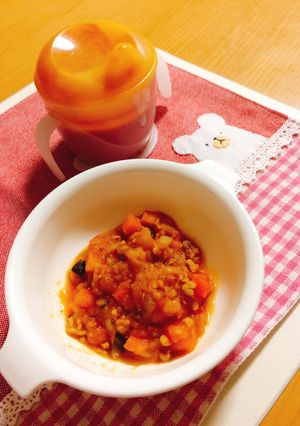 離乳食に♡ 野菜たっぷりトマト煮込み-レシピのメイン写真