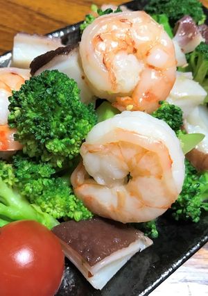 チョレギサラダの素で海鮮和え♪-レシピのメイン写真