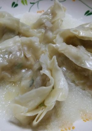 簡単*レンジ！大根おろしde蒸し餃子-レシピのメイン写真
