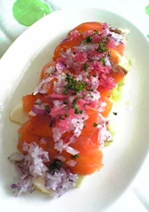 ☆味も見た目も素敵☆なすのカルパッチョ☆-レシピのメイン写真