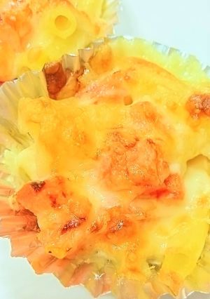お弁当に！マカロニとトマトのグラタン♡-レシピのメイン写真