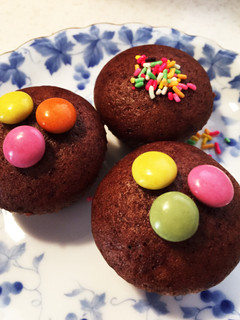 しっとりムッチリ☆簡単!チョコ蒸しケーキ-レシピのメイン写真