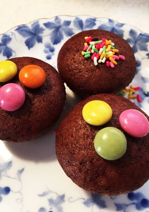 しっとりムッチリ☆簡単！チョコ蒸しケーキ-レシピのメイン写真