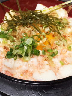 たたき山芋の柚子明太丼-レシピのメイン写真