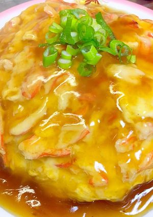 簡単なズワイガニたっぷりの絶品天津飯-レシピのメイン写真