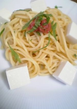 梅としその冷製パスタ-レシピのメイン写真