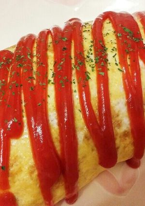 ひき肉で簡単☆我が家のオムライス-レシピのメイン写真
