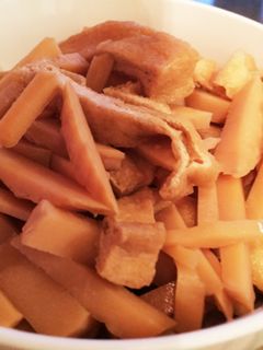 筍と油揚げの煮物-レシピのメイン写真