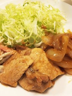 チューブでカンタン♫豚の生姜焼き-レシピのメイン写真