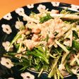 高タンパク&低糖質♪水菜とツナの白和え