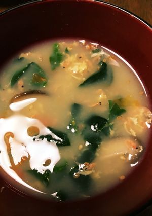 ほうれん草と干しエビの中華卵スープ-レシピのメイン写真