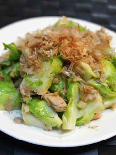 つぼみ菜とツナの炒め物-レシピのメイン写真