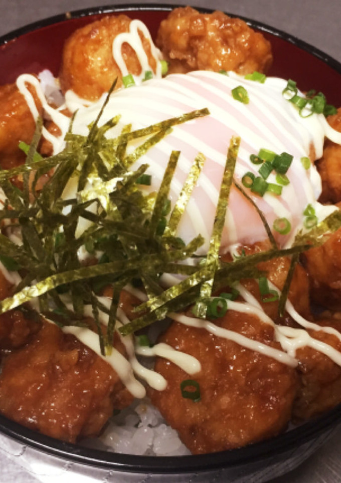 ひとくちつくねのテリタマ丼-レシピのメイン写真