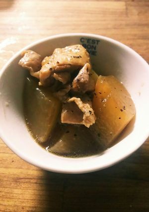 簡単☆鶏と大根の黒胡椒煮-レシピのメイン写真