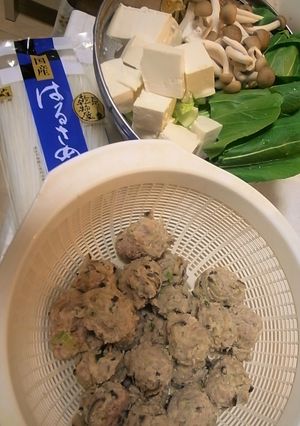 肉団子の中華風鍋-レシピのメイン写真