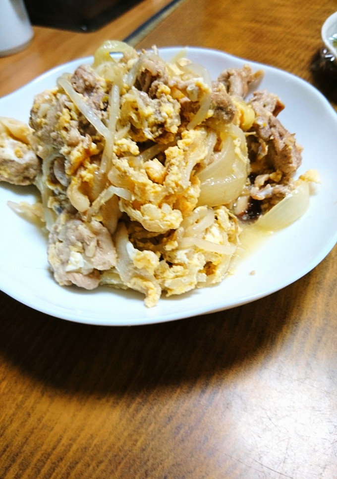 もやしと豚肉の中華風卵炒め煮-レシピのメイン写真