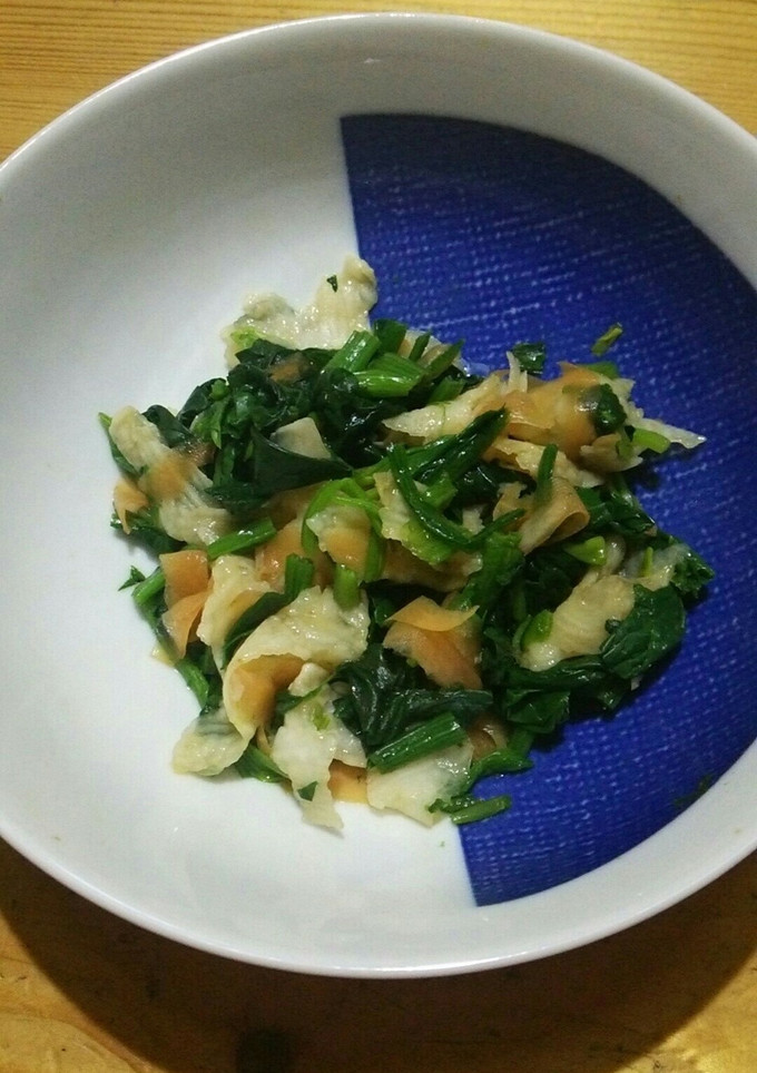 長芋とほうれん草のお浸し-レシピのメイン写真
