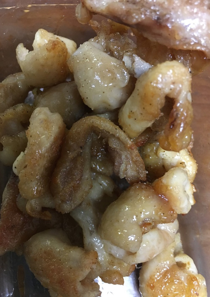 鶏皮塩胡椒炒め-レシピのメイン写真