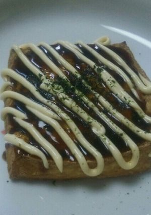 たこ焼き器不要☆厚揚げのたこ焼き風♪-レシピのメイン写真