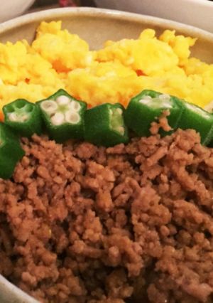 三色丼-レシピのメイン写真