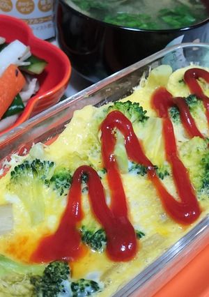 レンジで５分スペインオムレツ風♪-レシピのメイン写真