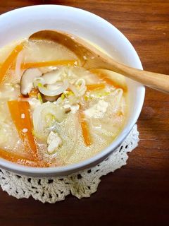 ホッとあったか塩麹生姜スープ♪-レシピのメイン写真