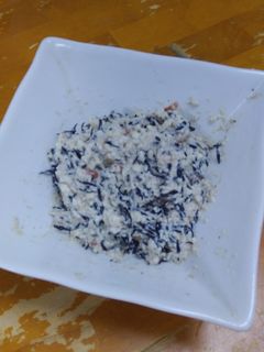 ひじきの煮物で簡単白和え-レシピのメイン写真