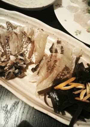 鯛の湯引きと炙り刺身-レシピのメイン写真