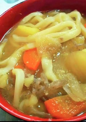 豚汁リメイク☆煮込みうどん-レシピのメイン写真