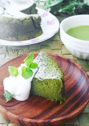 サクッとろっ♥濃厚絶品抹茶ガトーショコラ-レシピのメイン写真