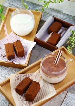 生チョコポップ＆チョコミルクスティック-レシピのメイン写真