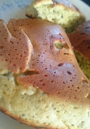 フライパンDE簡単お茶シフォン-レシピのメイン写真