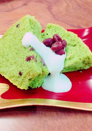 抹茶のシフォンケーキ～プロ編～-レシピのメイン写真