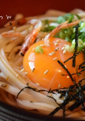 簡単♡釜玉うどん♡-レシピのメイン写真