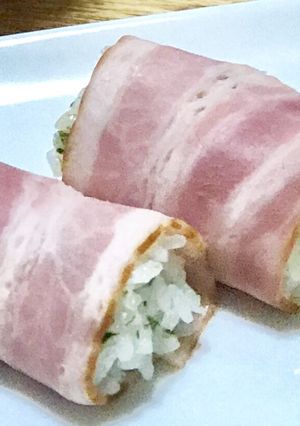 のり塩ご飯☆ベーコン巻き-レシピのメイン写真