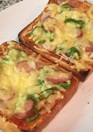 オーブンで作る簡単ピザトースト-レシピのメイン写真