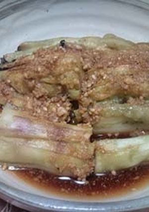 【生姜でポカポカ】焼きナスの生姜ゴマがけ-レシピのメイン写真