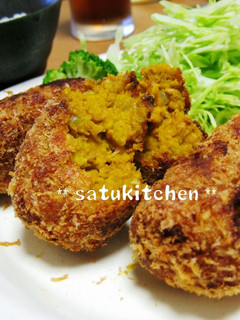 旬をいただく♪かぼちゃカレーコロッケ☆-レシピのメイン写真