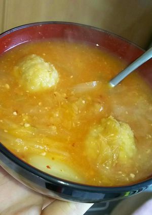 キムチの味噌汁-レシピのメイン写真